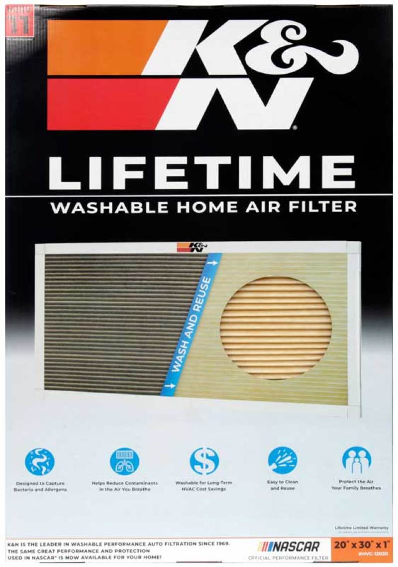 K&N HVAC Filter - 20 x 30 x 1 HVC-12030