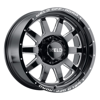 Weld Off-Road W102 20X9.0 Stealth 6X135 6X139.7 ET00 BS5.00 Gloss Black MIL 106.1 W10209098500