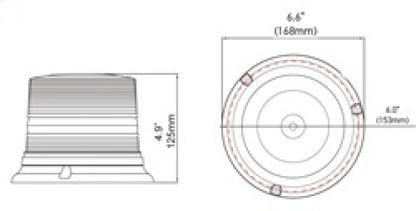 Hella StrobeType Beacon 2Wb H27115001