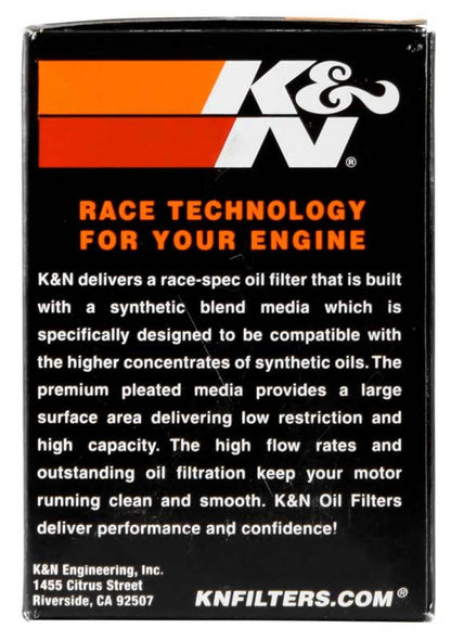 K&N Polaris 2.688in OD x 3.813in H Oil Filter KN-196