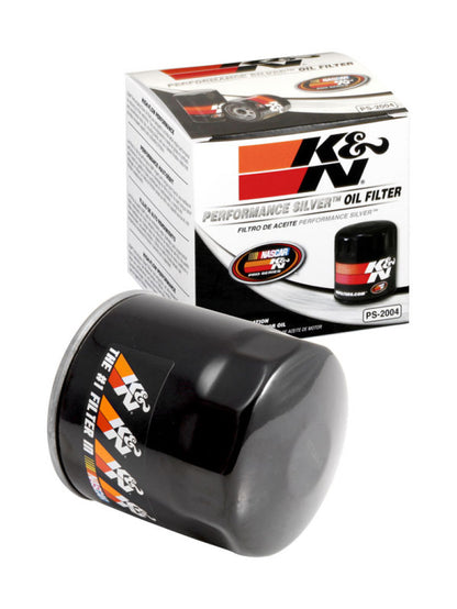 K&N Oil Filter for Fiat/Porsche/Triump/Alfa Romeo/MG/Dodge/Mercury/Toyota 3.656in OD x 4in H PS-2004