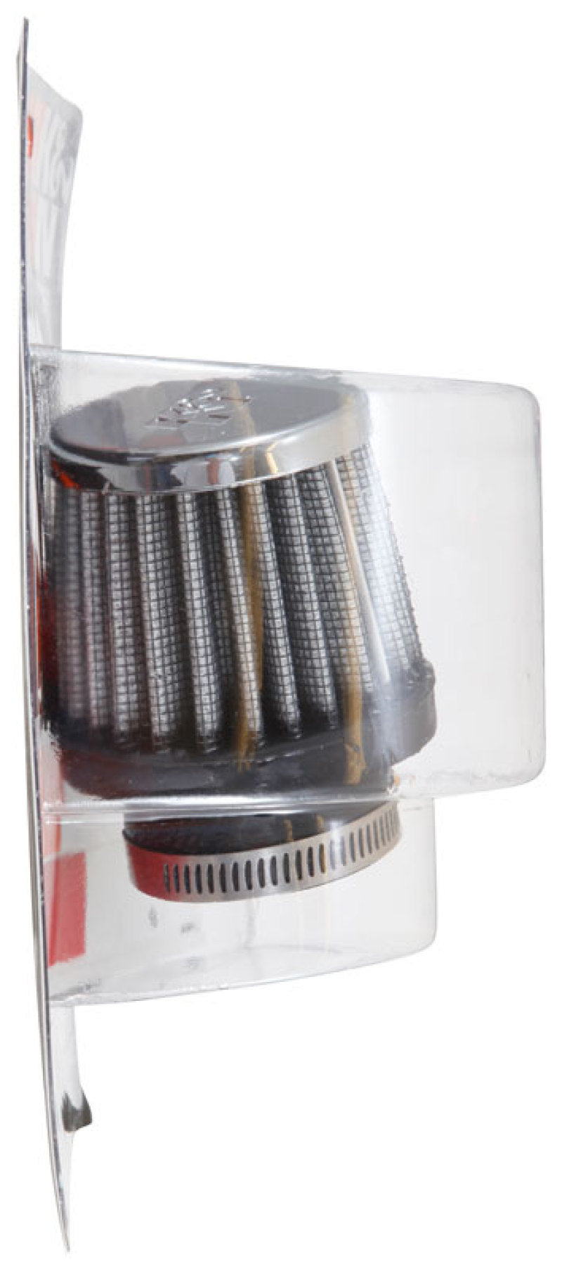K&N Universal Chrome Filter 1 3/8 inch FLG / 2 1/2 inch Base / 2 inch Top / 2 1/4 inch Height RC-0790