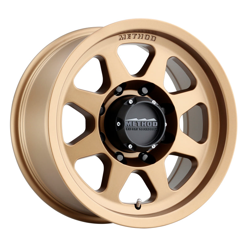 Method MR701 17x8.5 0mm Offset 8x170 130.81mm CB Method Bronze Wheel MR70178587900