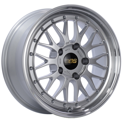 BBS LM 17x7.5 5x130 ET28 CB71.6 Diamond Silver Center Diamond Cut Lip Wheel LM135DSPK