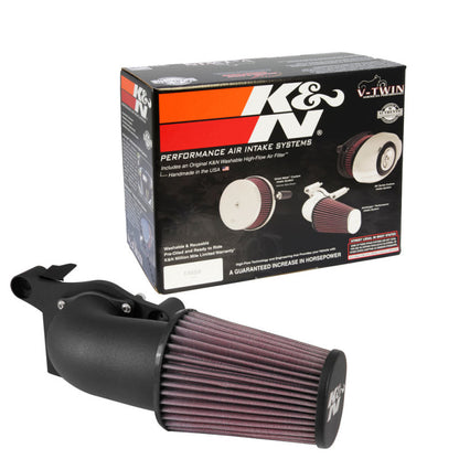 K&N FIPK H/D Touring Models 2017-2018 BLACK Performance Air Intake System 57-1138