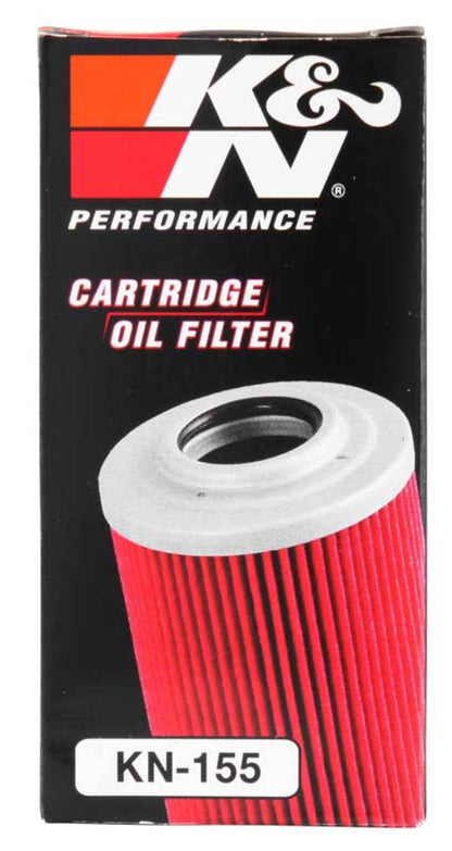 K&N KTM / Husaberg / Betamotor / Polaris 1.625in OD x 0.438in ID x 2.719in H Oil Filter KN-155