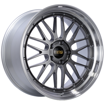 BBS LM 20x10 5x120 ET33 Diamond Black Center Diamond Cut Lip Wheel -82mm PFS/Clip Required LM284DBPK