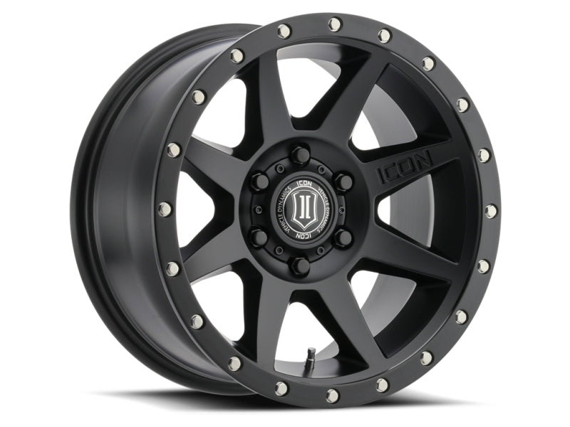 Icon Alloys Rebound Pro Satin Black Wheels 21817858347SB