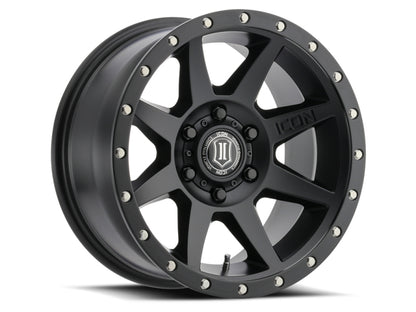 Icon Alloys Rebound Pro Satin Black Wheels 21817857345SB