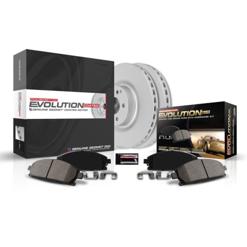 Power Stop Z17 Evolution Plus GEOMET Coated Brake Kits CRK5528