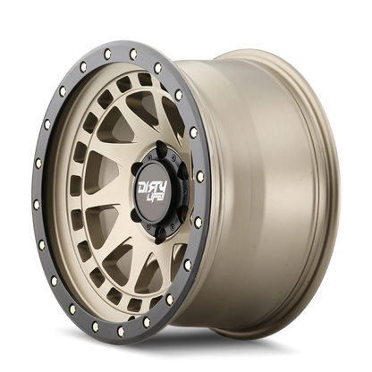 Dirty Life Wheels 9311 Enigma Pro Street Series Satin Gold Wheels 9311-7983MGD38