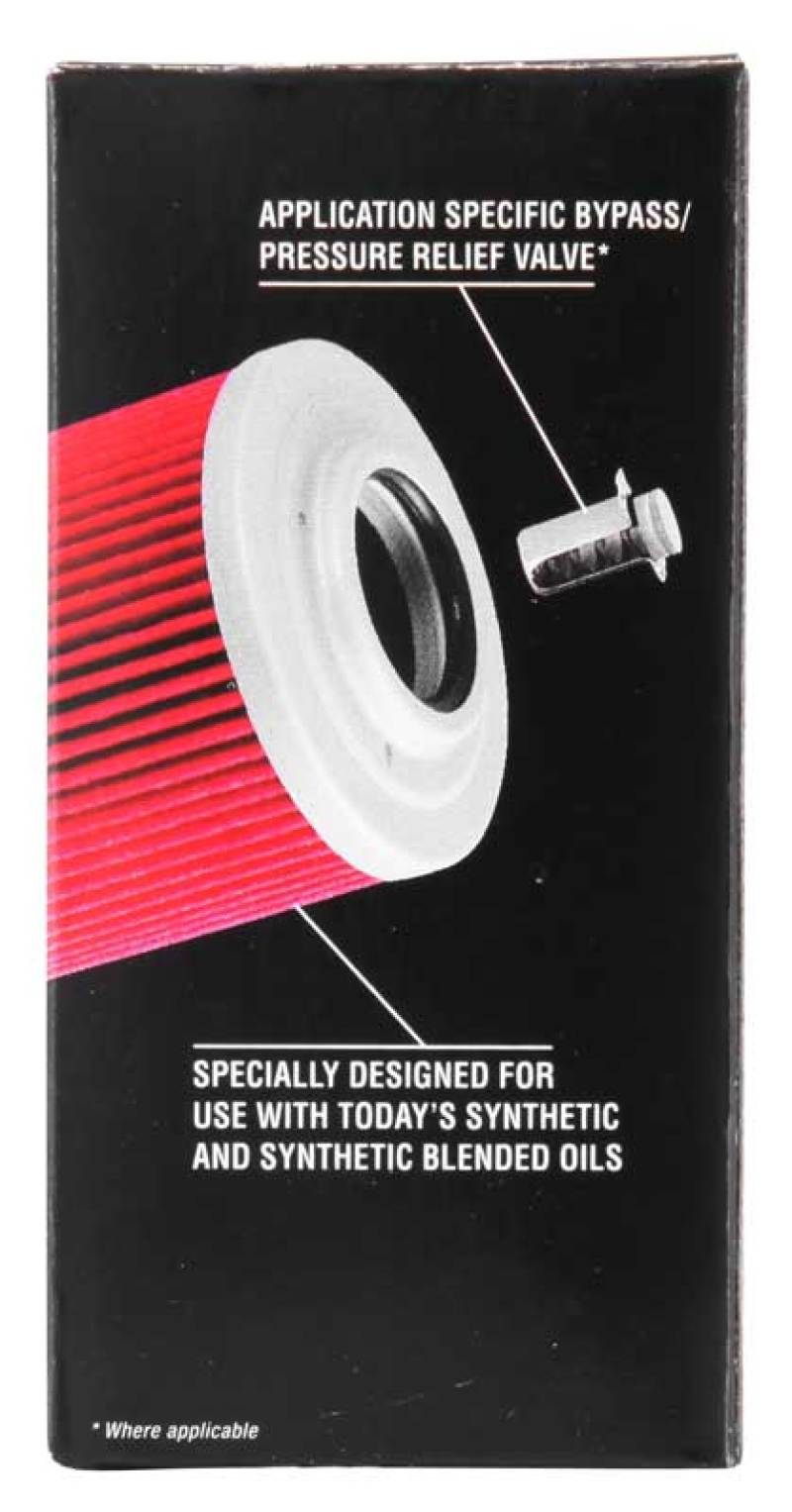 K&N KTM / Husaberg / Betamotor / Polaris 1.625in OD x 0.438in ID x 2.719in H Oil Filter KN-155
