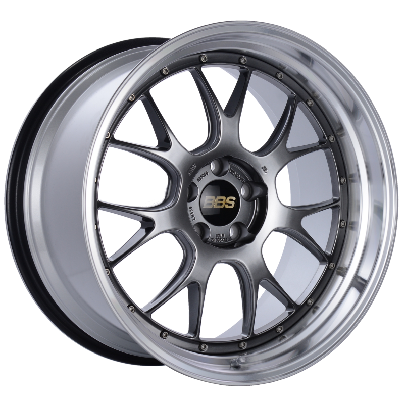 BBS LM-R 20x11 5x114.3 ET20 CB66 Diamond Black Center Diamond Cut Lip Wheel LM330DBPK