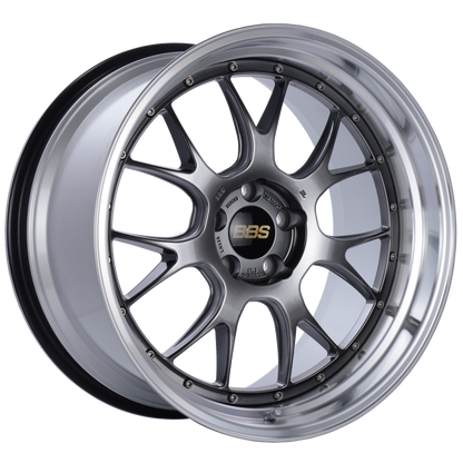 BBS LM-R 20x11 5x114.3 ET20 CB66 Diamond Black Center Diamond Cut Lip Wheel LM330DBPK