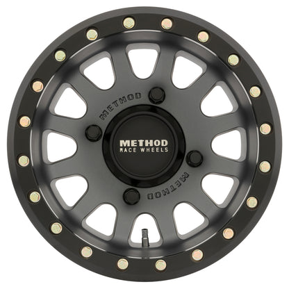 Method Race Wheels MR401 UTV Beadlock Matte Titanium Wheels MR40157047843B