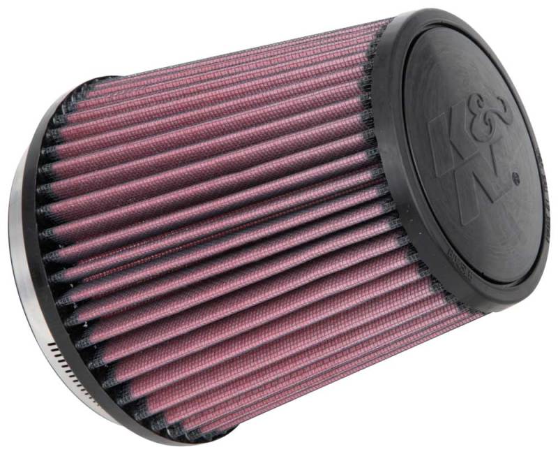 K&N Filter Universal Rubber Filter Round Tapered 4.5in  Flange 5.875in Base 4.5 inch Top 6in  Height RU-4740