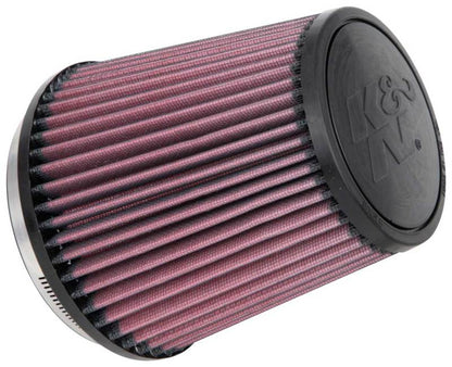 K&N Filter Universal Rubber Filter Round Tapered 4.5in  Flange 5.875in Base 4.5 inch Top 6in  Height RU-4740