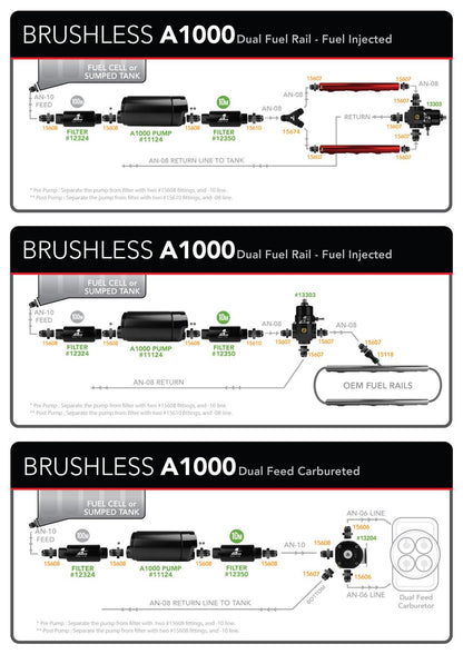 Aeromotive A1000 Brushless Fuel Pumps 11183