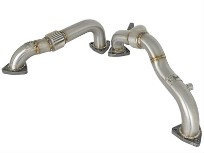 aFe Twisted Steel Turbo Up Pipes 48-33016