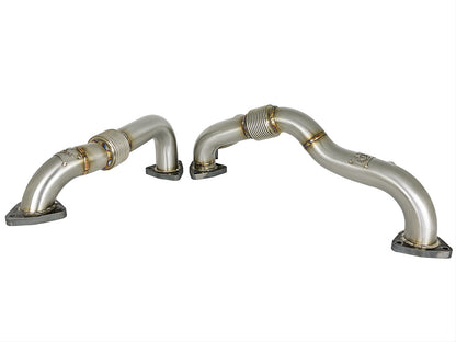 aFe Twisted Steel Turbo Up Pipes 48-33016