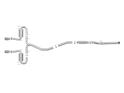 aFe Takeda Exhaust Systems 49-36624-P