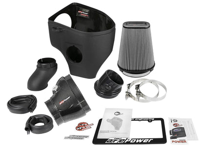 aFe Track Series Carbon Fiber Pro Dry S Air Intake Systems 57-10001D