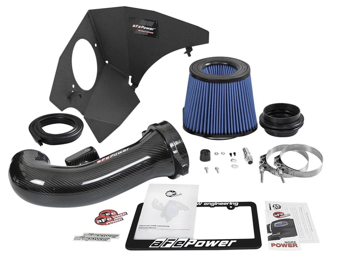 aFe Track Series Carbon Fiber Pro 5R Air Intake Systems 57-10005R