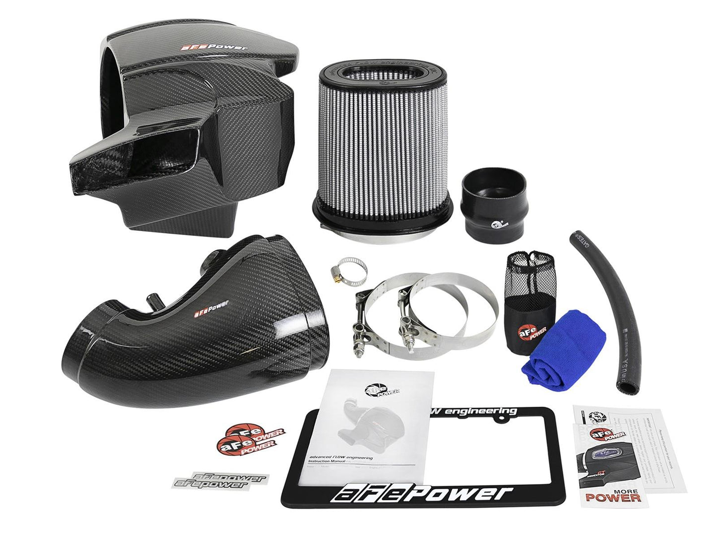 aFe Black Series Momentum Carbon Fiber Pro Dry S Air Intake Systems 58-10001D