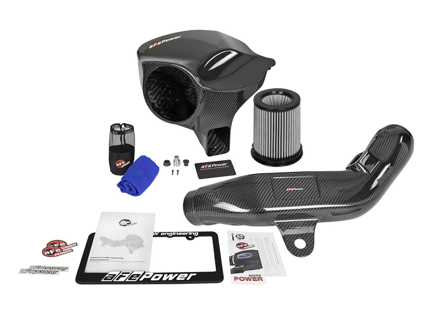 aFe Black Series Momentum Carbon Fiber Pro Dry S Air Intake Systems 58-10004D