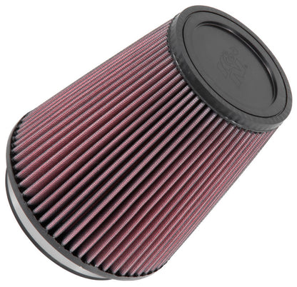 K&N Filter Universal Rubber Filter 5 inch Flange 6 1/2 inch Base 4 3/8 inch Top 7 inch Height RU-2800