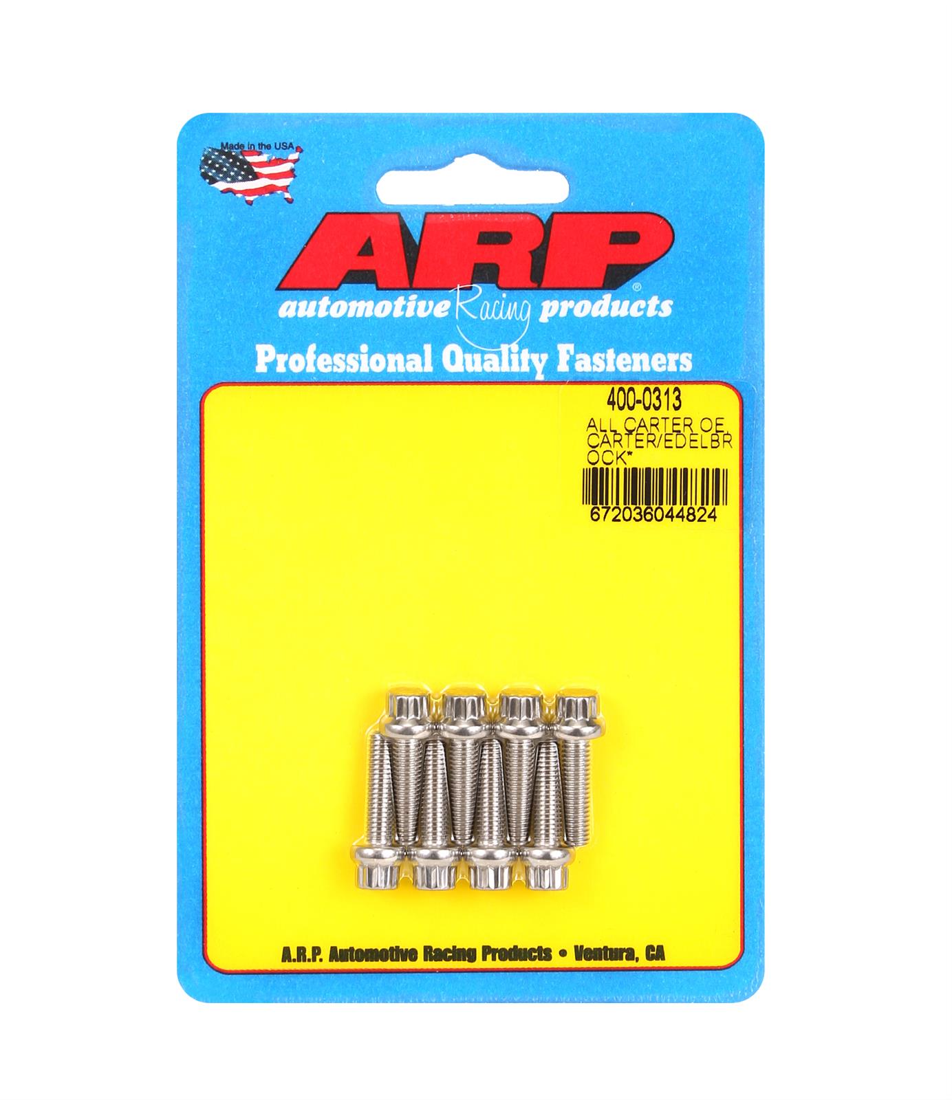 ARP Carburetor Screw Kits 400-0313
