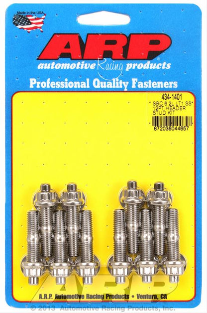ARP Stainless Steel Header Stud Kits 434-1401