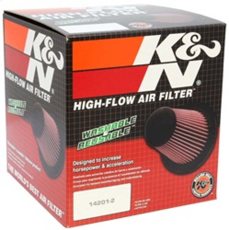 K&N Filter Universal Rubber Filter 5 inch Flange 6 1/2 inch Base 4 3/8 inch Top 7 inch Height RU-2800