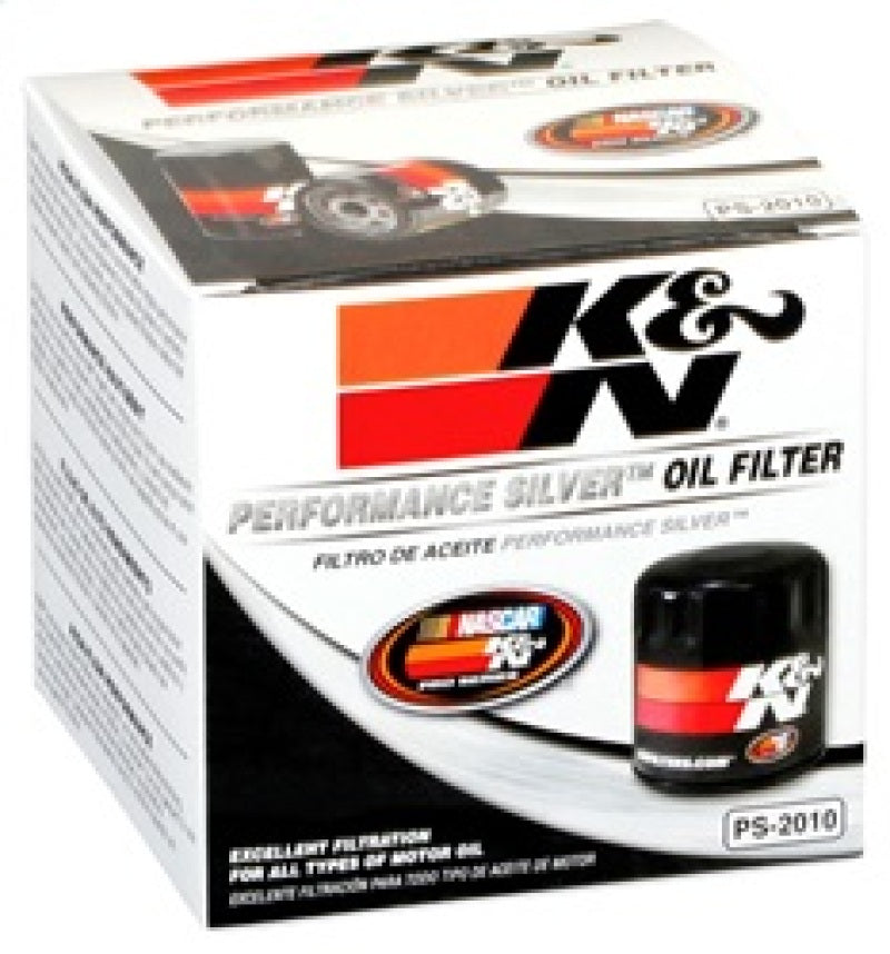K&N Oil Filter for Ford/Lincoln/Mercury/Mazda/Chrysler/Dodge/Jeep/Cadillac/Ram 3.656in OD x 4in H PS-2010