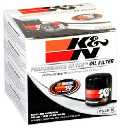 K&N Oil Filter for Ford/Lincoln/Mercury/Mazda/Chrysler/Dodge/Jeep/Cadillac/Ram 3.656in OD x 4in H PS-2010