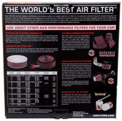 K&N Universal Custom Air Filter - Round 5.125in Flange / 14in OD / 5.125in ID / 5.625in Height 60-1260