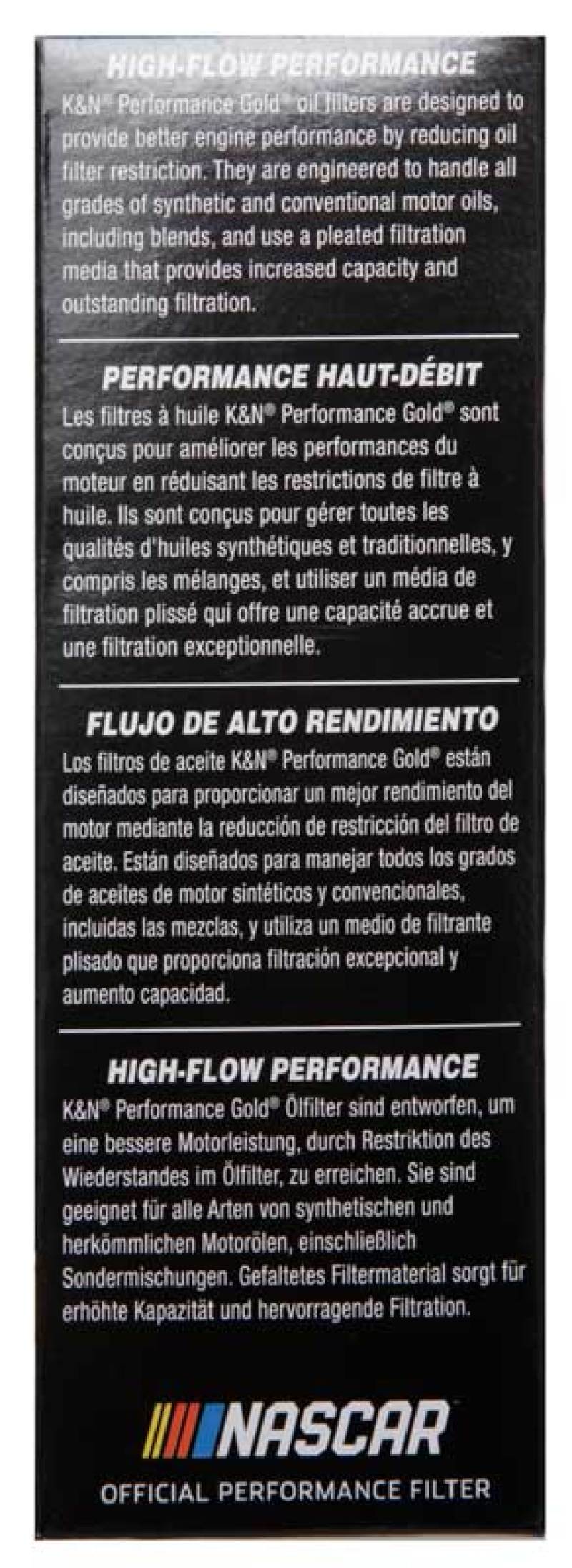 K&N Performance Oil Filter for 14-17 Dodge Durango 3.6L / 14-17 Jeep Grand Cherokee 3.6L HP-7026