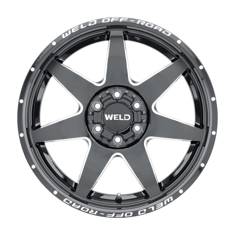 Weld Off-Road W109 20X9.0 Retaliate 6X135 6X139.7 ET10 BS5.50 Gloss Black MIL 106.1 W10909098550