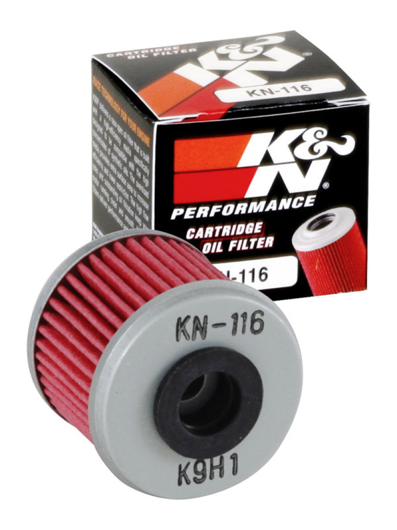 K&N Honda/Husqvarna 1.625in OD x .438in ID x 1.406in H Oil Filter KN-116