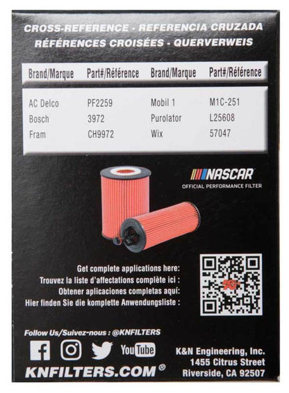 K&N Toyota / Lexus / Scion 2.75in OD x 2.64in H Oil Filter HP-7020