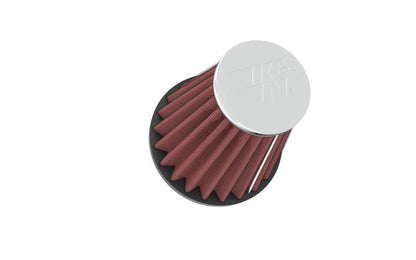 K&N Universal Chrome Filter 2.063in Flange ID x 3.5in Base OD x 2in Top OD x 4in H RC-1200