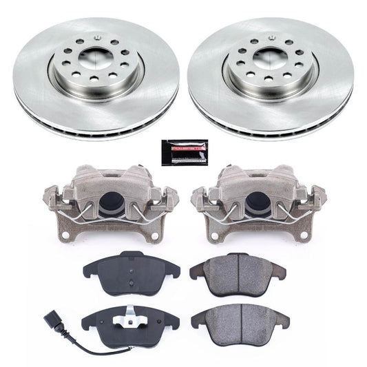 Power Stop Z17 Evolution Plus Stock Replacement Brake Kits with Calipers KCOE2963