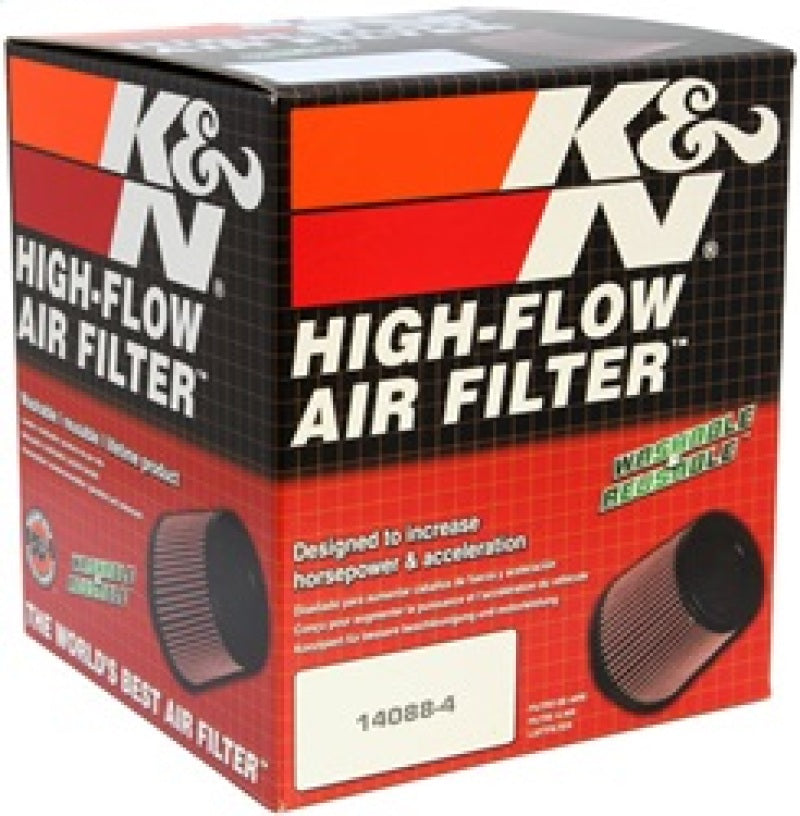 K&N Filter Universal Rubber Filter 2.5 inch Flange 5.25 inch Base 5.75 inch Height RU-5005