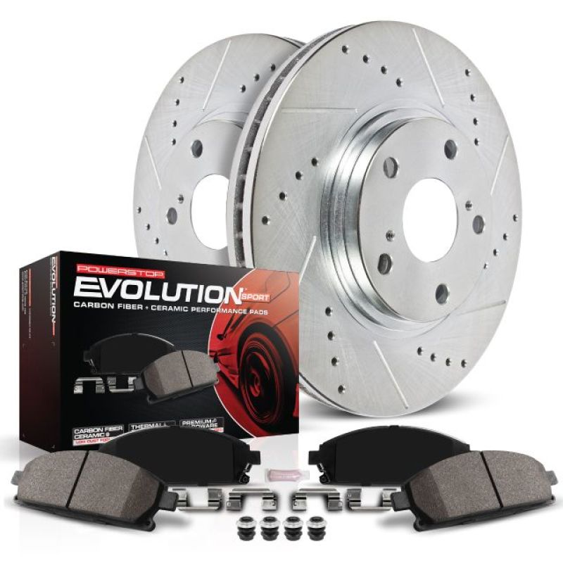 Power Stop Z23 Evolution Sport Brake Upgrade Kits K666