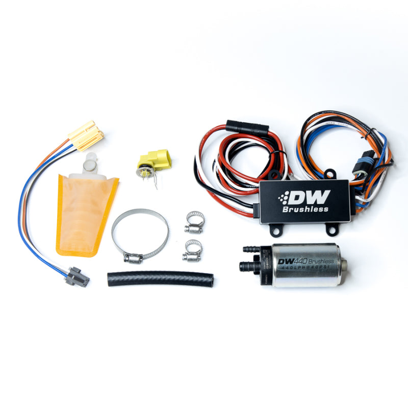 DeatschWerks DW440 440lph Brushless Fuel Pump w/ PWM Controller & Install Kit 93-07 Subaru WRX 9-441-C103-0903