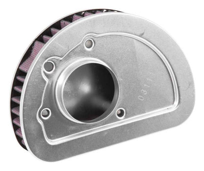 K&N Replacement Unique Air Filter 6.625in L x 4.75in W x 1.625in H with 1 Flange for Harley Davidson HD-1614