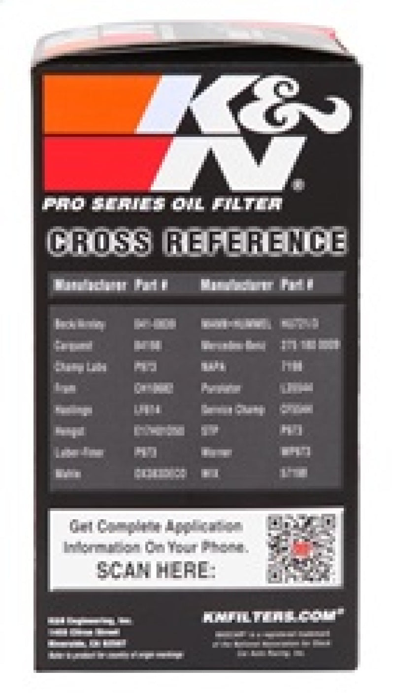 K&N Oil Filter for 04-15 Mercedes Benz PS-7033