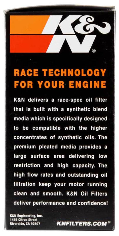 K&N Oil Filter 80-98 Harley Davidson FXB/FXD?FXDB/FXDC/FXDL/FXDS/FXDWG - 3in OD x 5.969in Height KN-173C