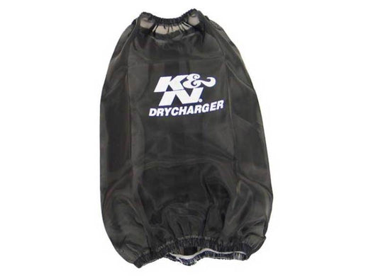 K&N Drycharger Round Tapered Air Filter Wrap 6.5in Base ID/4.5in Top ID/7in H - Black RF-1032DK