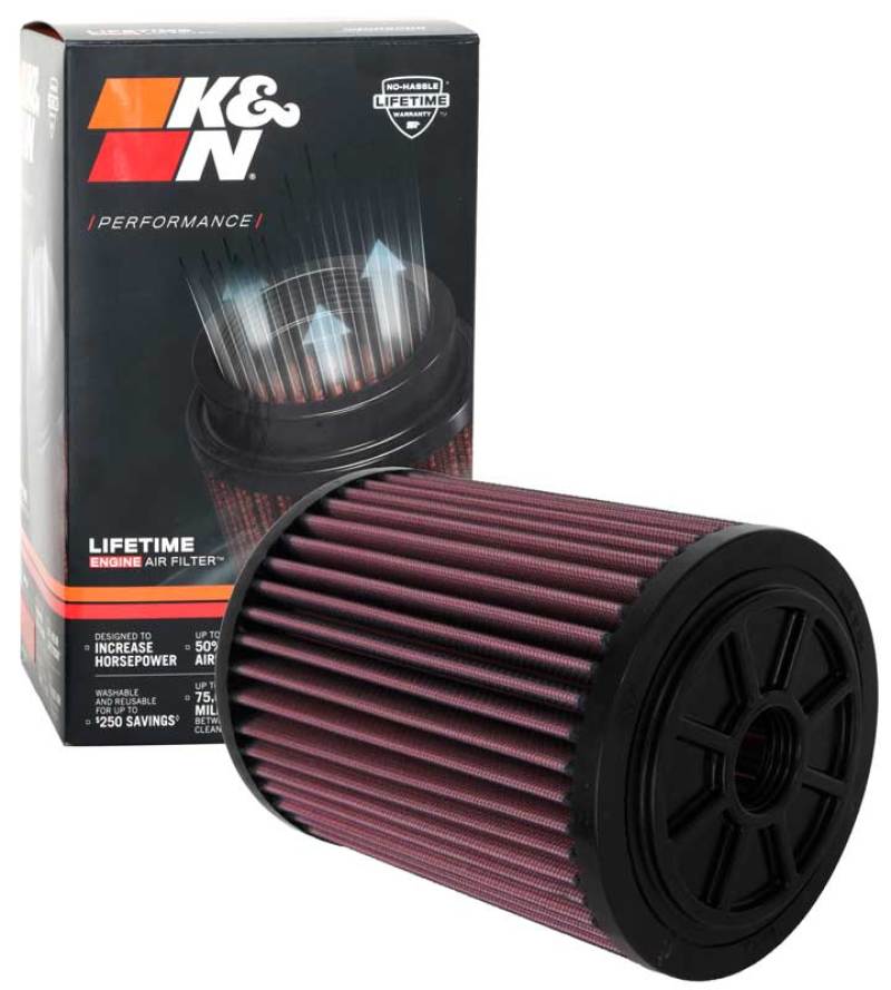 K&N 19-20 Audi A6 L4-2.0L DSL Replacement Drop In Air Filter E-0640